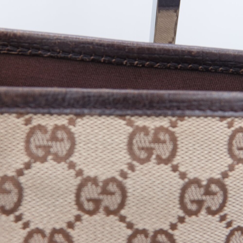 Gucci GG Canvas Jolicoeur Sherry Line Tote Brown - Picture 6 of 16